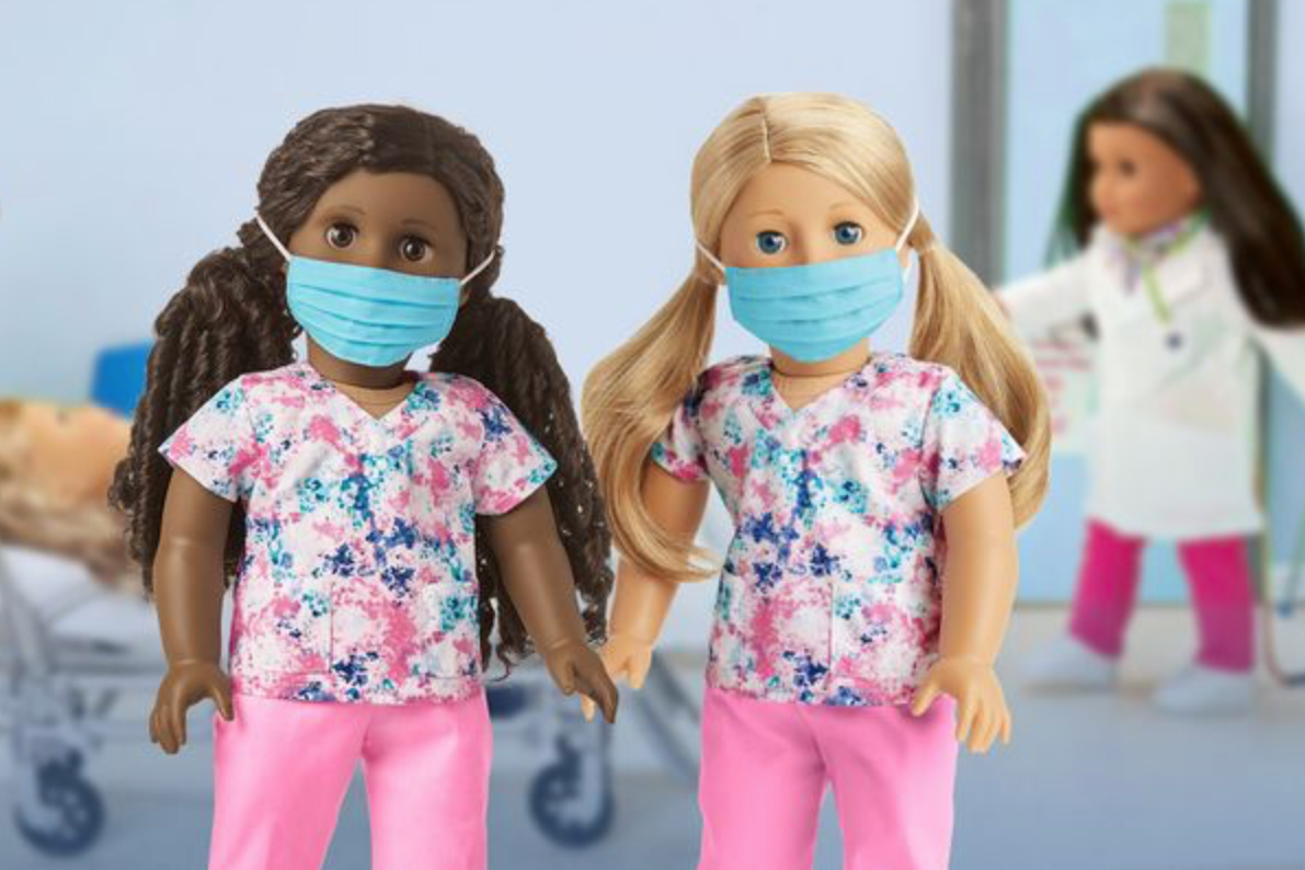 AMERICAN GIRL Health Care Heroes Scrubs for 18 Inch Dolls   READY TO SHIP 